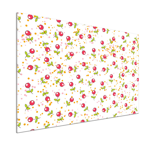 Platte für Küchenrückwand Kirschen