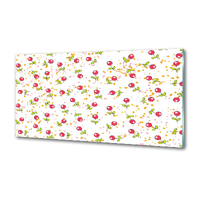 Platte für Küchenrückwand Kirschen