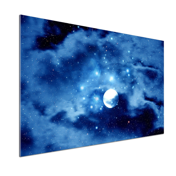 Glasrückwand für die küche Vollmond