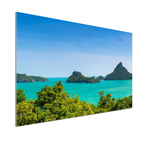 Platte für Küchenrückwand Panorama Thailand