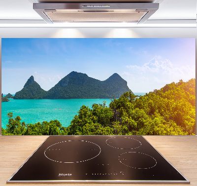 Platte für Küchenrückwand Panorama Thailand