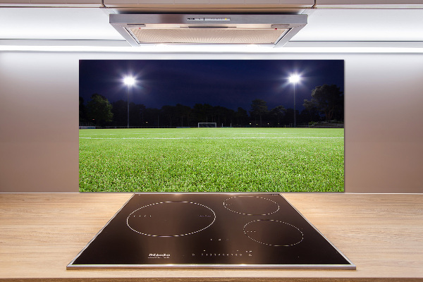 Glasrückwand für die küche Fußballplatz