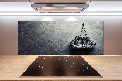 Platte für Küchenrückwand Boxhandschuhe