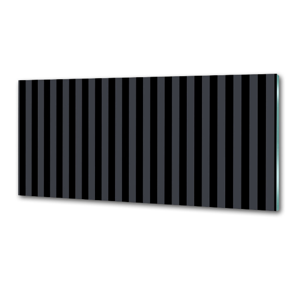 Küchen wandpaneel Schwarze und graue Streifen