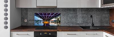 Glasrückwand für die küche Brücke in Warschau