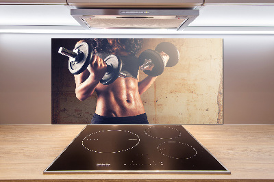 Küchen wandpaneel Muskelaufbau