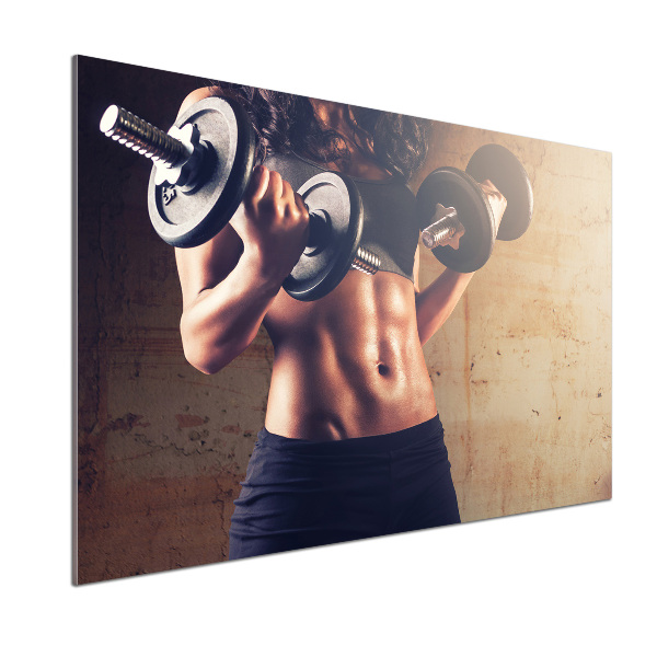 Küchen wandpaneel Muskelaufbau