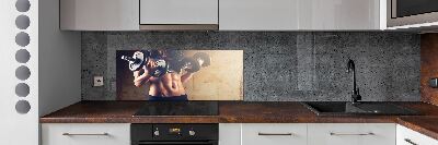 Küchen wandpaneel Muskelaufbau