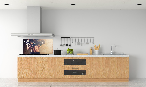 Küchen wandpaneel Muskelaufbau