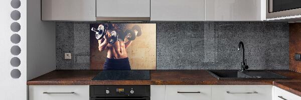 Küchen wandpaneel Muskelaufbau