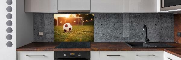 Glasrückwand für die küche Der Ball auf dem Spielfeld