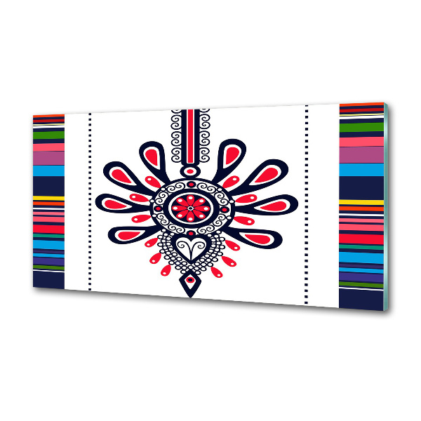 Glasrückwand für die küche Polnisches Volksmuster