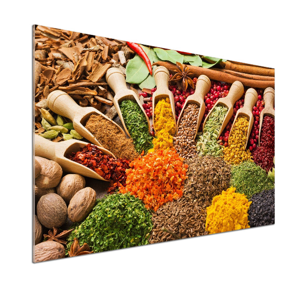 Küchen wandpaneel Bunte Gewürze