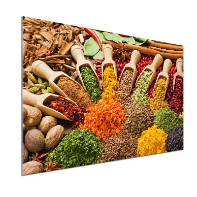 Küchen wandpaneel Bunte Gewürze