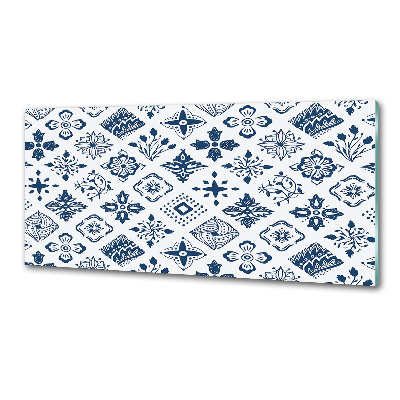 Platte für Küchenrückwand Blumenmuster