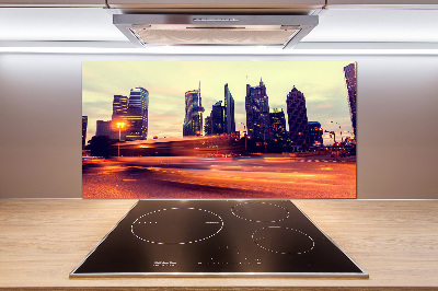 Küchen wandpaneel Shanghai bei Nacht