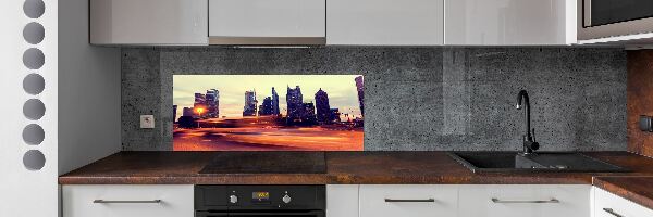 Küchen wandpaneel Shanghai bei Nacht