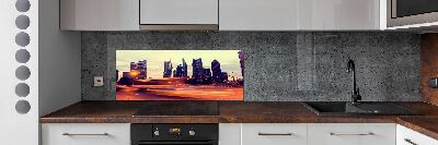 Küchen wandpaneel Shanghai bei Nacht