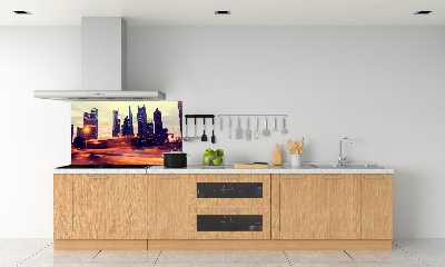 Küchen wandpaneel Shanghai bei Nacht