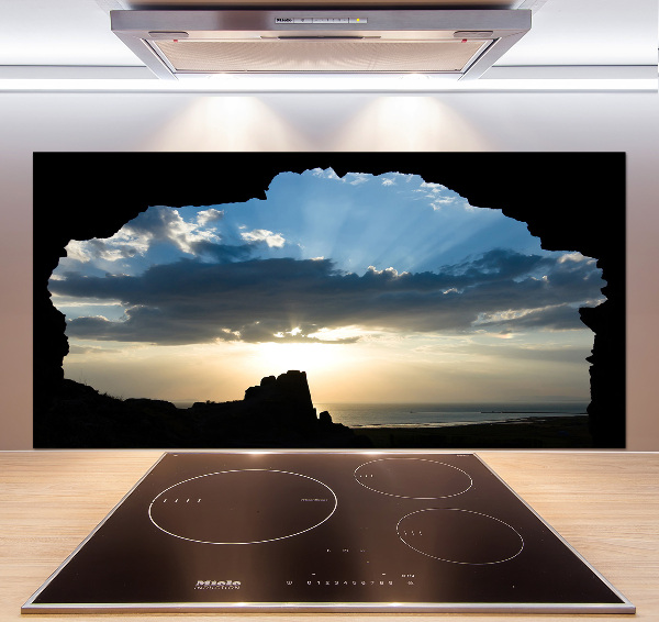 Küchen wandpaneel Sonnenuntergang