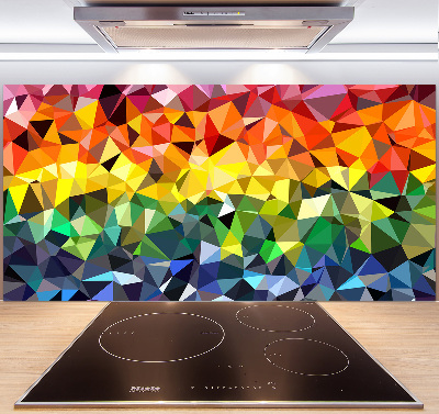 Platte für Küchenrückwand Geometrischer Hintergrund