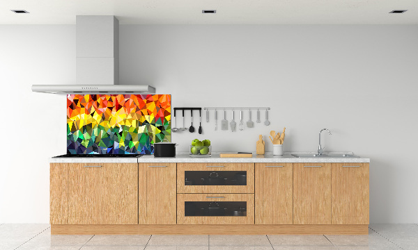 Platte für Küchenrückwand Geometrischer Hintergrund