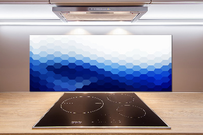 Glasrückwand für die küche Würfelhintergrund