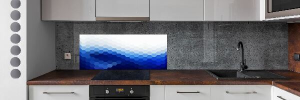 Glasrückwand für die küche Würfelhintergrund