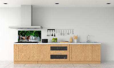 Platte für Küchenrückwand Pferde im Galopp