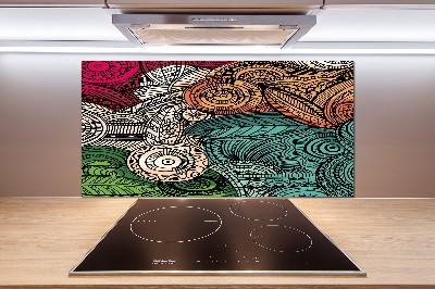 Küchen wandpaneel Abstrakte Federn