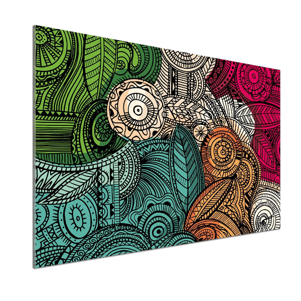 Küchen wandpaneel Abstrakte Federn