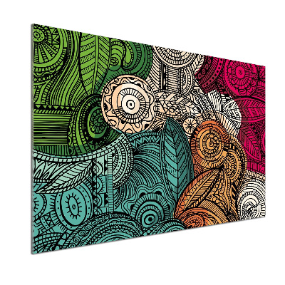 Küchen wandpaneel Abstrakte Federn