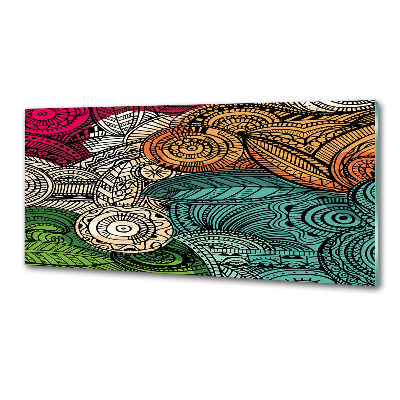 Küchen wandpaneel Abstrakte Federn