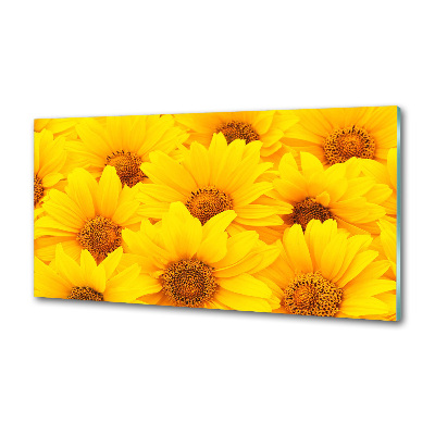 Platte für Küchenrückwand Sonnenblumen