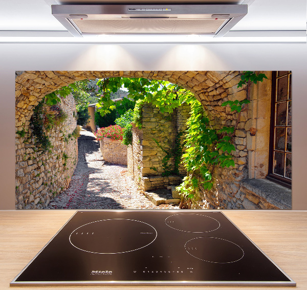 Glasrückwand für die küche Eine charmante Straße