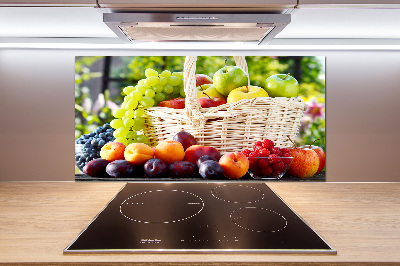 Platte für Küchenrückwand Obstkorb