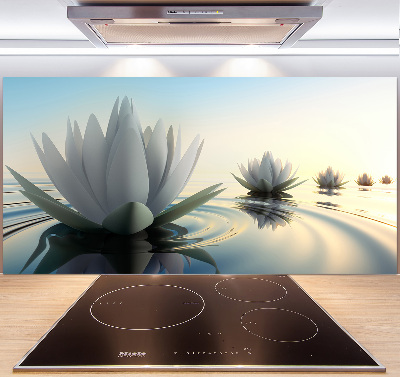 Platte für Küchenrückwand Lotosblume