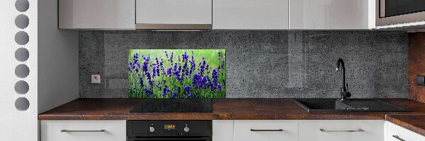 Küchen wandpaneel Lavendel
