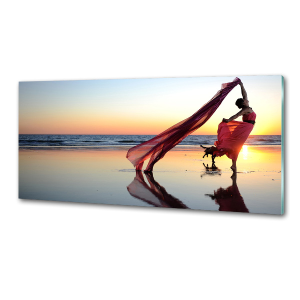 Küchen wandpaneel Tanzende Frau