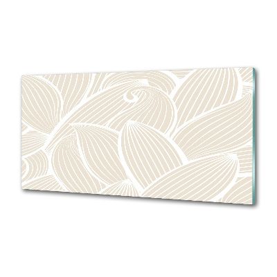 Platte für Küchenrückwand Blättermuster