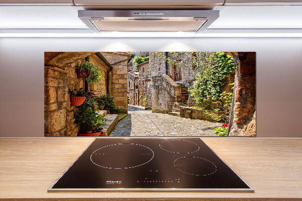 Platte für Küchenrückwand Eine charmante Straße