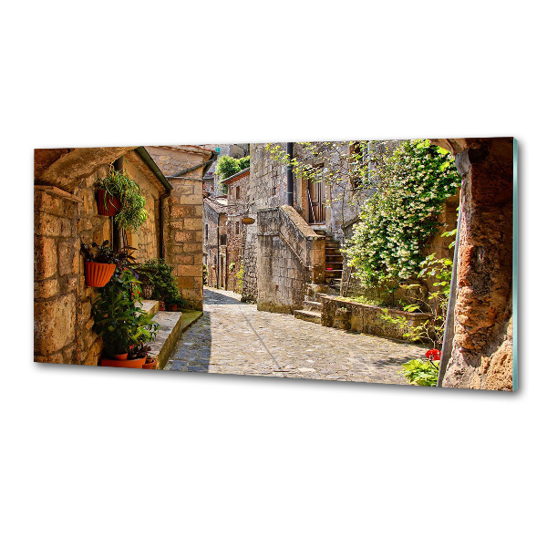 Platte für Küchenrückwand Eine charmante Straße