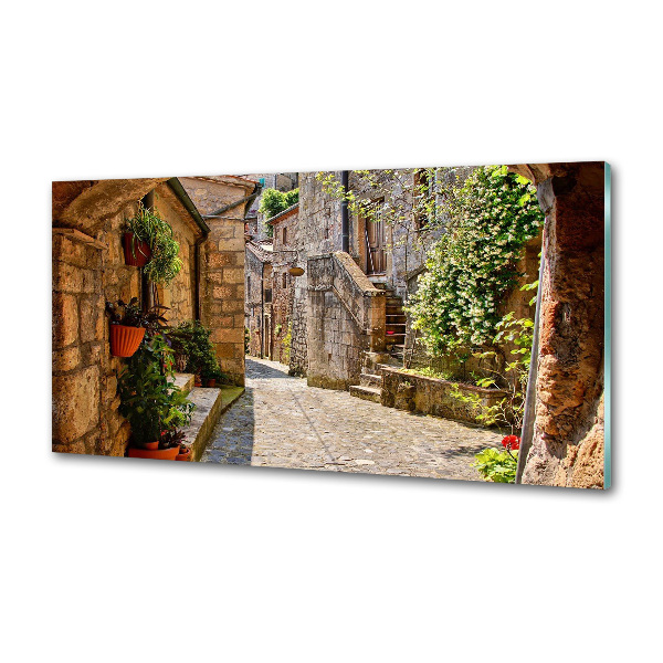 Platte für Küchenrückwand Eine charmante Straße