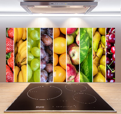 Glasrückwand für die küche Obst