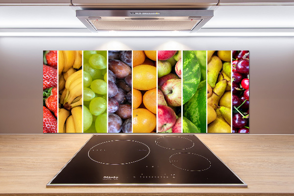 Glasrückwand für die küche Obst