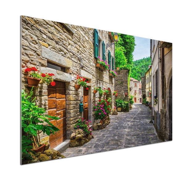 Glasrückwand für die küche Eine charmante Straße