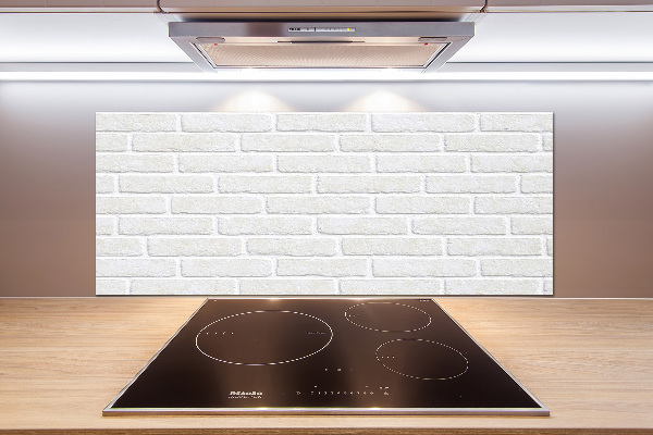 Glasrückwand für die küche Ziegelmauer