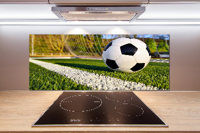 Küchen wandpaneel Der Ball ist im Tor