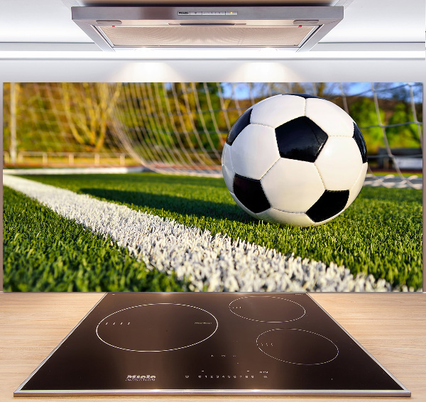 Küchen wandpaneel Der Ball ist im Tor