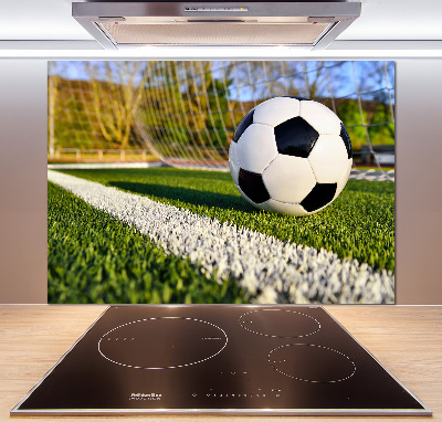 Küchen wandpaneel Der Ball ist im Tor